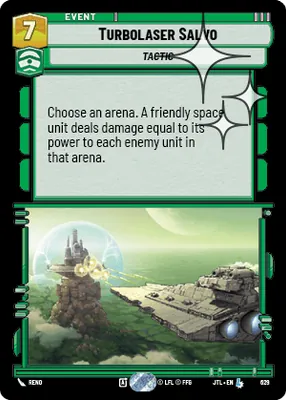 Turbolaser Salvo — Standard Foil