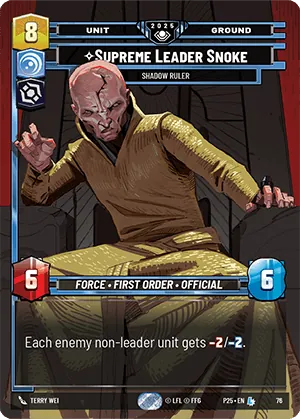 Supreme Leader Snoke — GC Event Pack