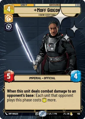 Moff Gideon — Hyperspace Foil