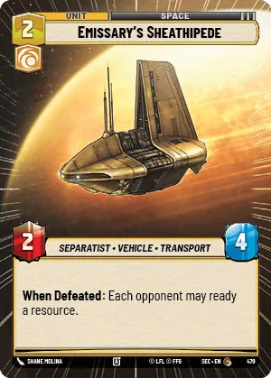 Emissary's Sheathipede — Hyperspace