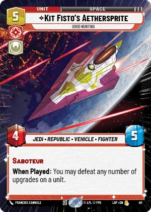 Kit Fisto's Aethersprite — Hyperspace