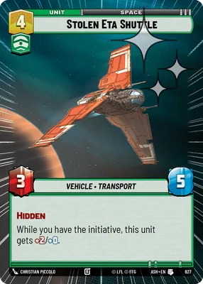 Stolen Eta Shuttle — Hyperspace Foil