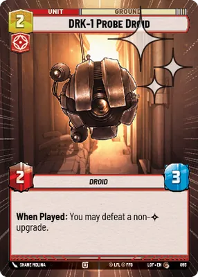 DRK-1 Probe Droid — Hyperspace Foil