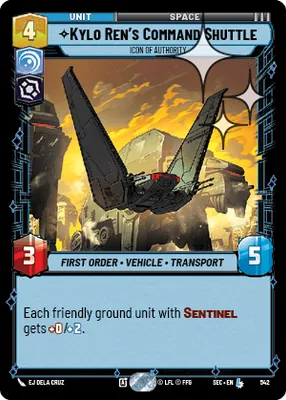 Kylo Ren's Command Shuttle — Standard Foil