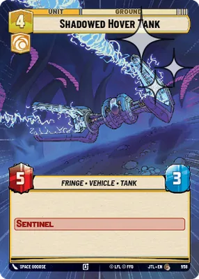 Shadowed Hover Tank — Hyperspace Foil