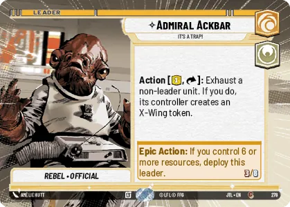 Admiral Ackbar — Hyperspace