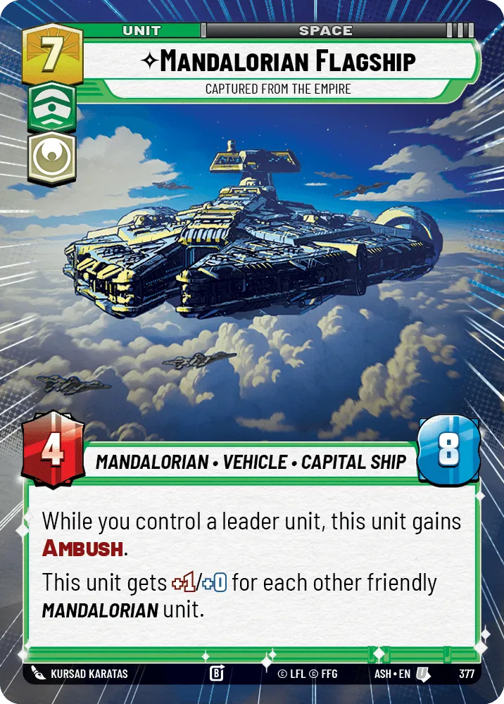 Mandalorian Flagship — Hyperspace