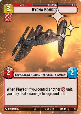 Hyena Bomber — Hyperspace Foil