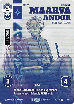 Maarva Andor — Serialized Prestige