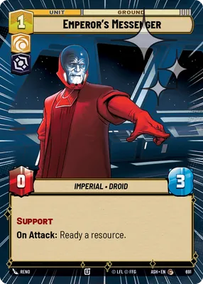 Emperor's Messenger — Hyperspace Foil