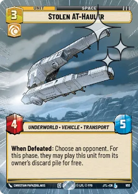 Stolen AT-Hauler — Hyperspace Foil