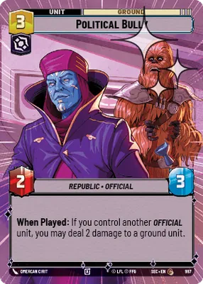 Political Bully — Hyperspace Foil