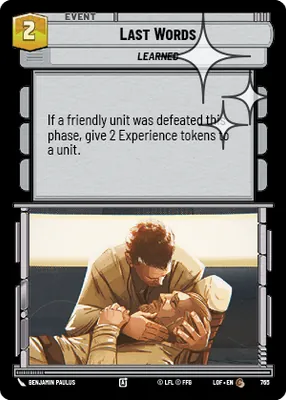 Last Words — Standard Foil