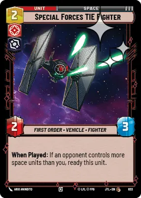 Special Forces TIE Fighter — Standard Foil