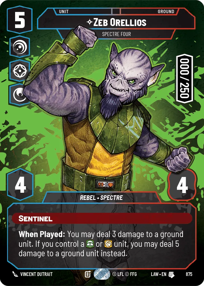 Zeb Orellios — Serialized Prestige