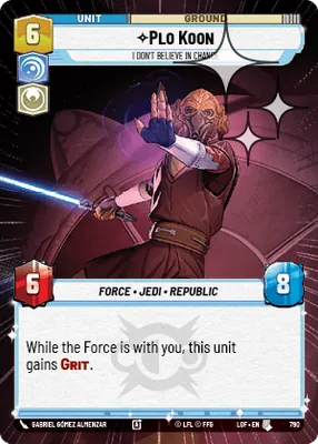 Plo Koon — Hyperspace Foil