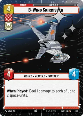 B-Wing Skirmisher — Hyperspace Foil