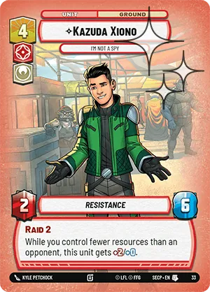 Kazuda Xiono — Weekly Play Foil