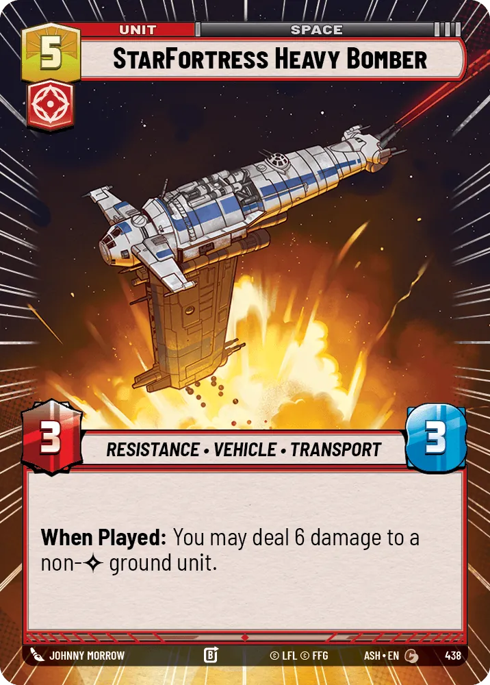 StarFortress Heavy Bomber — Hyperspace