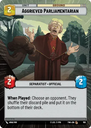 Aggrieved Parliamentarian — Hyperspace