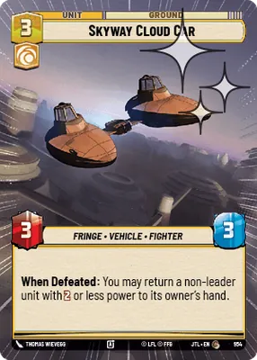 Skyway Cloud Car — Hyperspace Foil