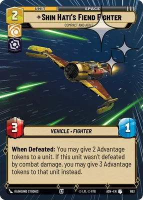 Shin Hati's Fiend Fighter — Hyperspace Foil