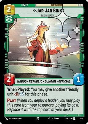 Jar Jar Binks — Standard Foil