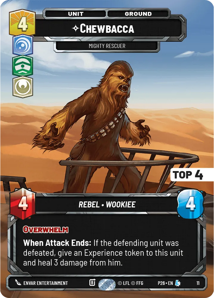 Chewbacca — PQ Top 4
