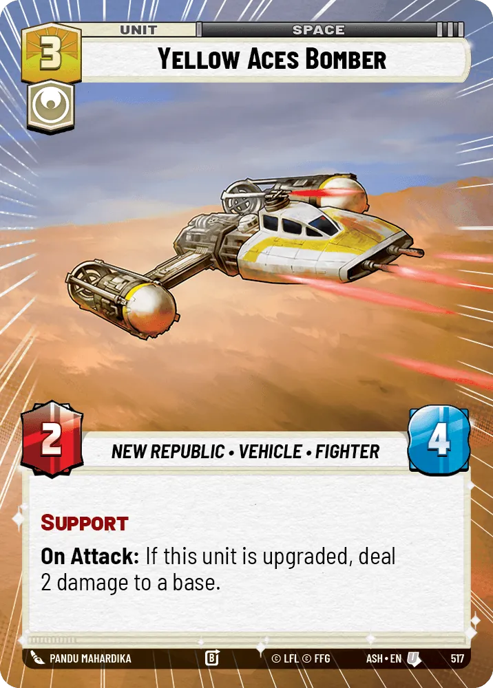 Yellow Aces Bomber — Hyperspace