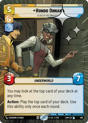 Hondo Ohnaka — Hyperspace Foil