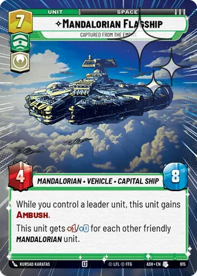 Mandalorian Flagship — Hyperspace Foil
