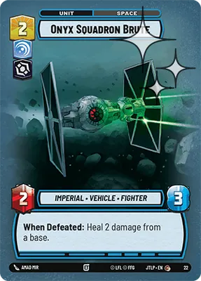 Onyx Squadron Brute — Weekly Play Foil