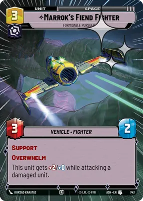 Marrok's Fiend Fighter — Hyperspace Foil