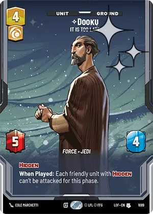 Dooku — Foil Prestige