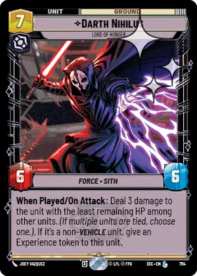 Darth Nihilus — Standard Foil
