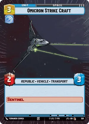 Omicron Strike Craft — Hyperspace