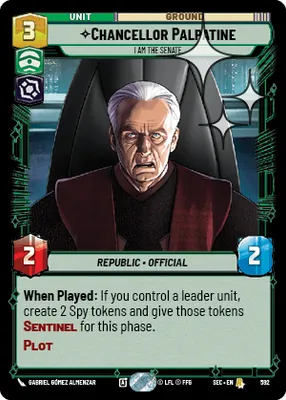 Chancellor Palpatine — Standard Foil