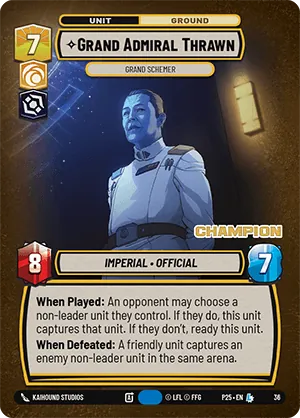 Grand Admiral Thrawn — PQ Champion