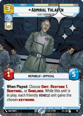 Admiral Yularen — Hyperspace Foil