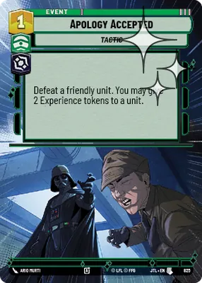 Apology Accepted — Hyperspace Foil