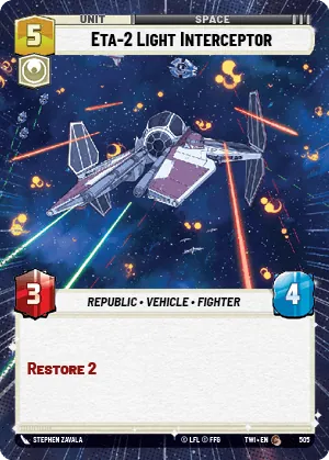 Eta-2 Light Interceptor — Hyperspace
