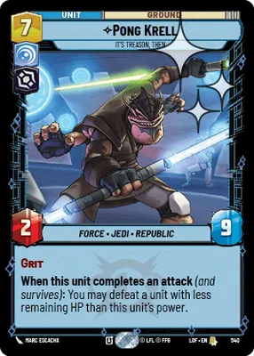 Pong Krell — Standard Foil