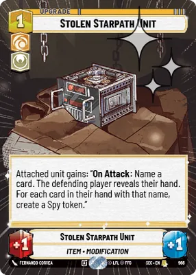 Stolen Starpath Unit — Hyperspace Foil