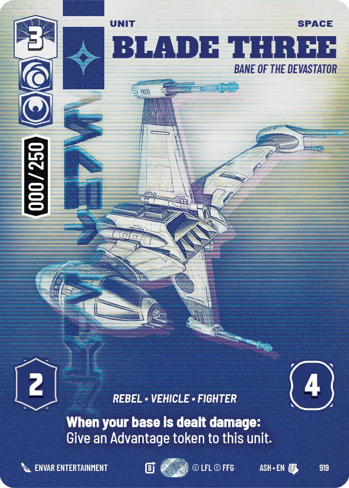 Blade Three — Serialized Prestige
