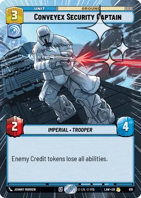 Conveyex Security Captain — Hyperspace Foil
