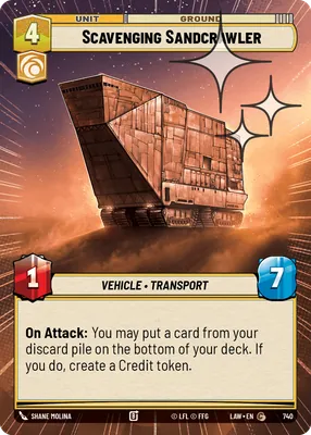 Scavenging Sandcrawler — Hyperspace Foil