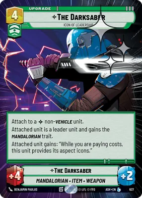 The Darksaber — Hyperspace Foil