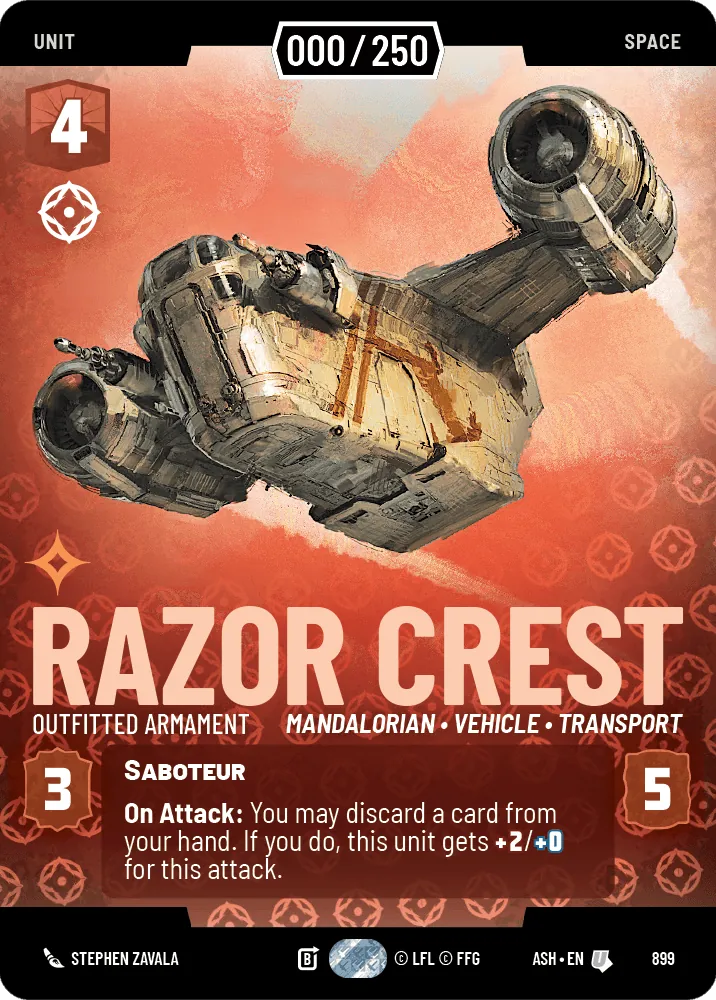Razor Crest — Serialized Prestige