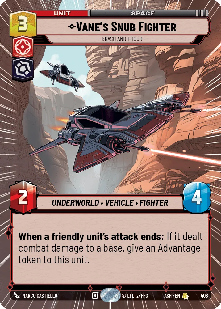Vane's Snub Fighter — Hyperspace