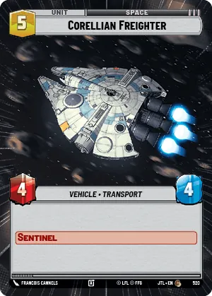 Corellian Freighter — Hyperspace